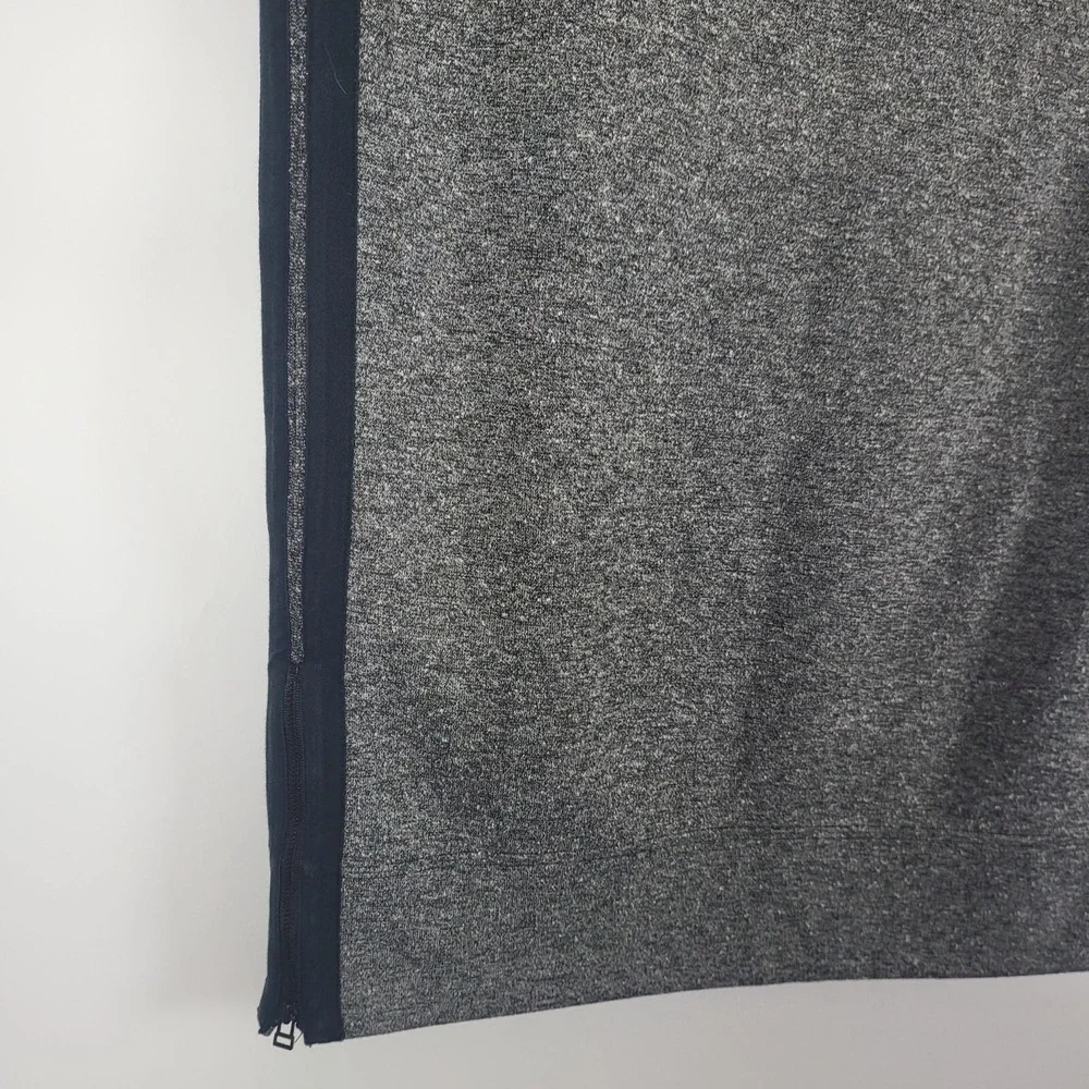 Madewell Midi Dress XS Womens Grey Short Sleeve Crew Neck Pockets Pullover - Picture 7 of 11